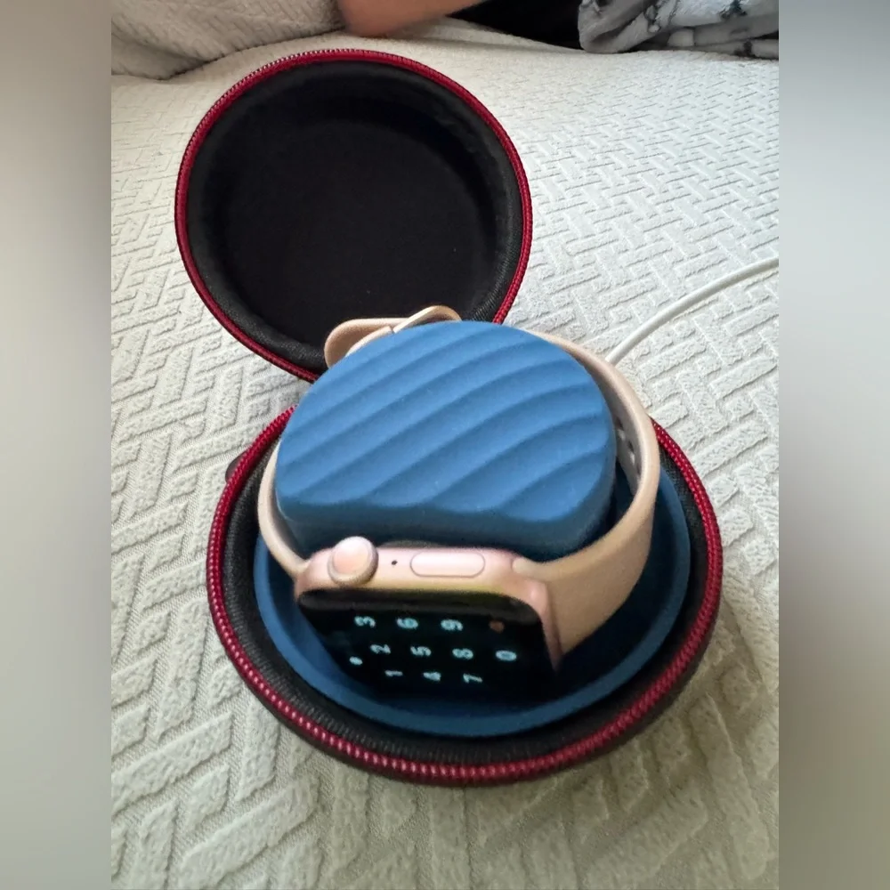 Travel Case for Apple Watch with Charging Dock Holder